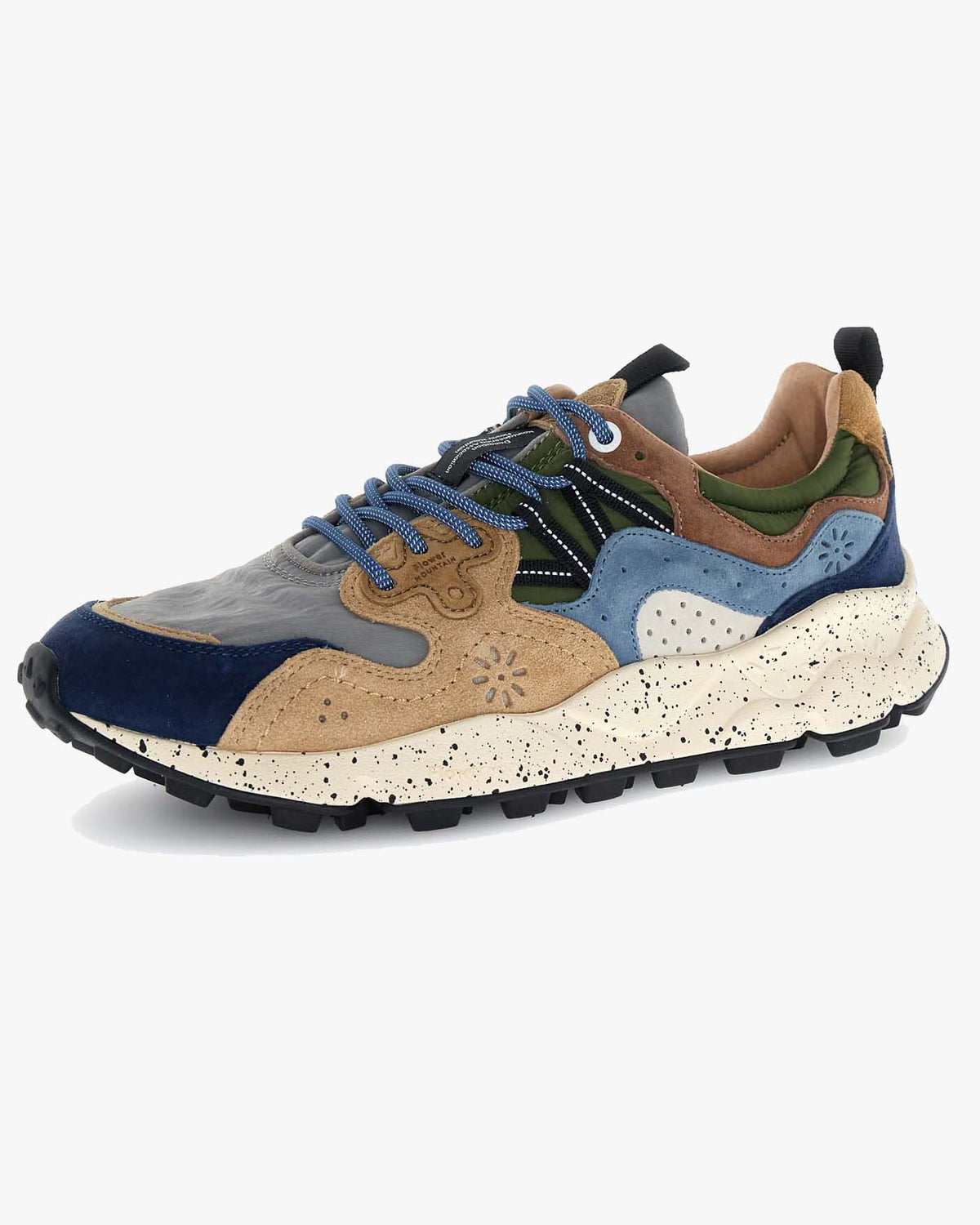 Flower Mountain Yamano 3 Suede & Nylon - Navy / Light Brown / Grey