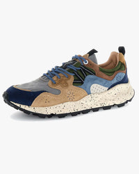 Flower Mountain Yamano 3 Suede & Nylon - Navy / Light Brown / Grey