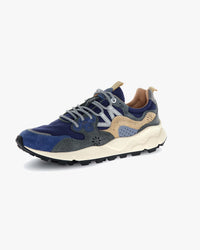 Flower Mountain Yamano 3 Suede & Canvas - Navy / Anthracite | Flower Mountain Trainers | JEANSTORE