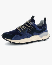 Flower Mountain Yamano 3 Suede & Nylon - Blue / Bluette | Flower Mountain Trainers | Jeanstore