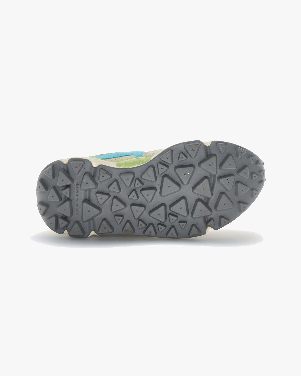 Flower Mountain Womens Yamano 3 Suede & Nylon - Cream / Milk / Light Blue | Flower Mountain Trainers | JEANSTORE