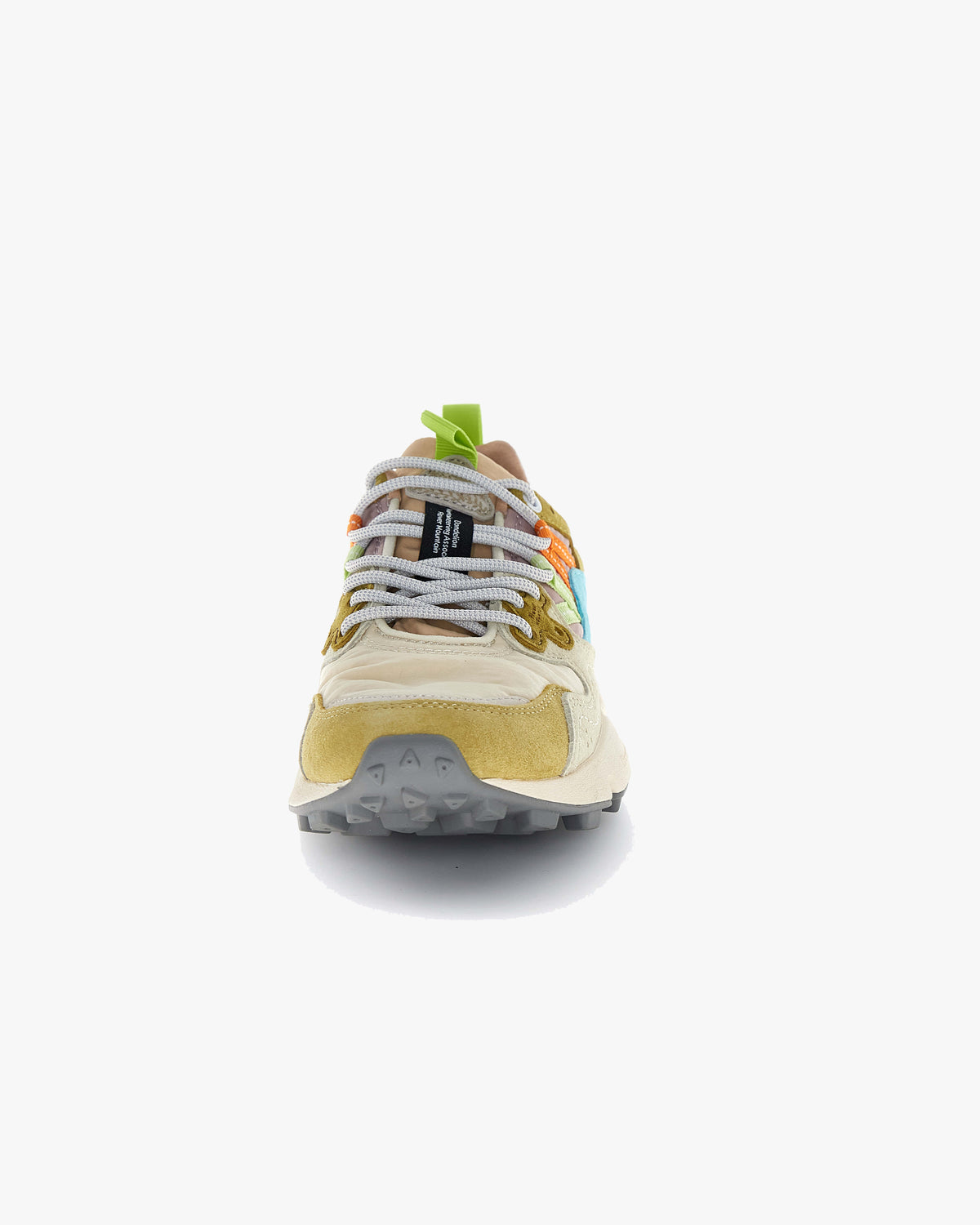 Flower Mountain Womens Yamano 3 Suede & Nylon - Cream / Milk / Light Blue | Flower Mountain Trainers | JEANSTORE