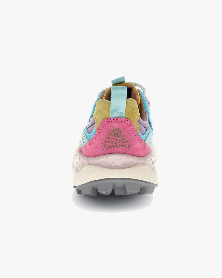 Flower Mountain Womens Yamano 3 Suede & Nylon - Pink / Ocher / Light Pink
