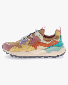 Flower Mountain Womens Yamano 3 Suede & Nylon - Rose / Light Orange / Orange