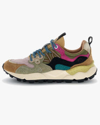 Flower Mountain Womens Yamano 3 Suede & Nylon - Light Brown / Rose / Taupe
