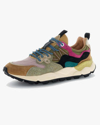 Flower Mountain Womens Yamano 3 Suede & Nylon - Light Brown / Rose / Taupe