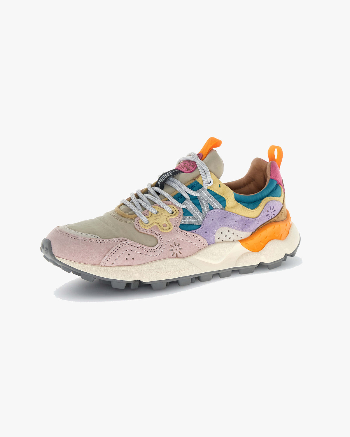 Flower Mountain Womens Yamano 3 Suede & Nylon - Pink / Lilac / Petrol