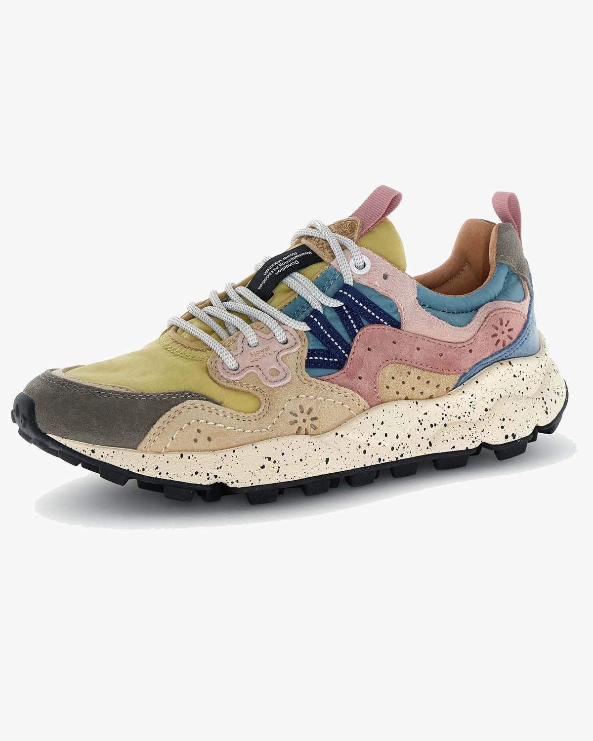 Flower Mountain Womens Yamano 3 Suede & Nylon - Dark Brown / Rose / Zucca