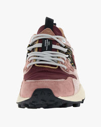 Flower Mountain Womens Yamano 3 Suede & Wool Knit - Purple / Pink / Brown