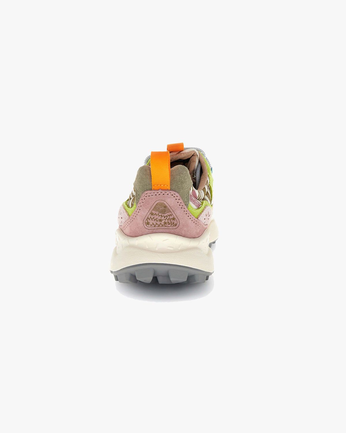 Flower Mountain Womens Yamano 3 Suede & Cotton Painted - Pink / White / Military