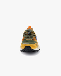 Flower Mountain Yamano 3 Suede & Nylon - Yellow / Khaki / Beige | Flower Mountain Trainers | JEANSTORE
