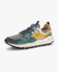 Flower Mountain Yamano 3 Suede & Nylon - Grey / Petrol / Zucca