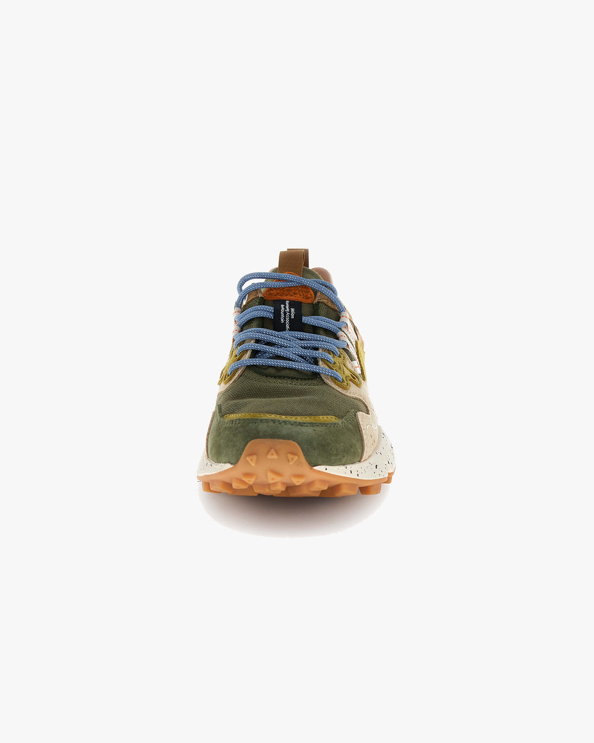 Flower Mountain Yamano 3 Suede & Canvas - Military / Taupe | Flower Mountain Trainers | JEANSTORE