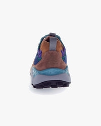 Flower Mountain Yamano 3 Suede & Nylon Squared - Anthracite / Mud / Deep Blue | Flower Mountain Trainers | JEANSTORE