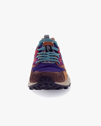 Flower Mountain Yamano 3 Suede & Nylon Squared - Anthracite / Mud / Deep Blue | Flower Mountain Trainers | JEANSTORE