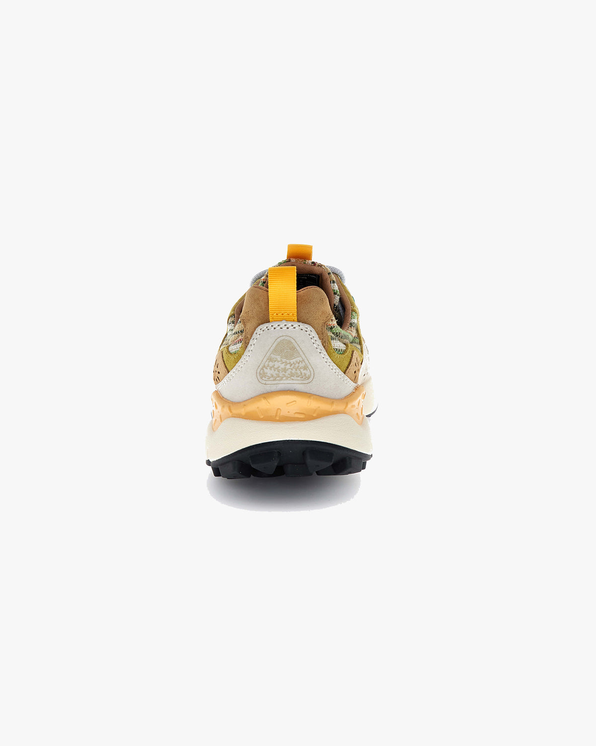 Flower Mountain Yamano 3 Suede & Cotton Striped - Military / Brown / Cream