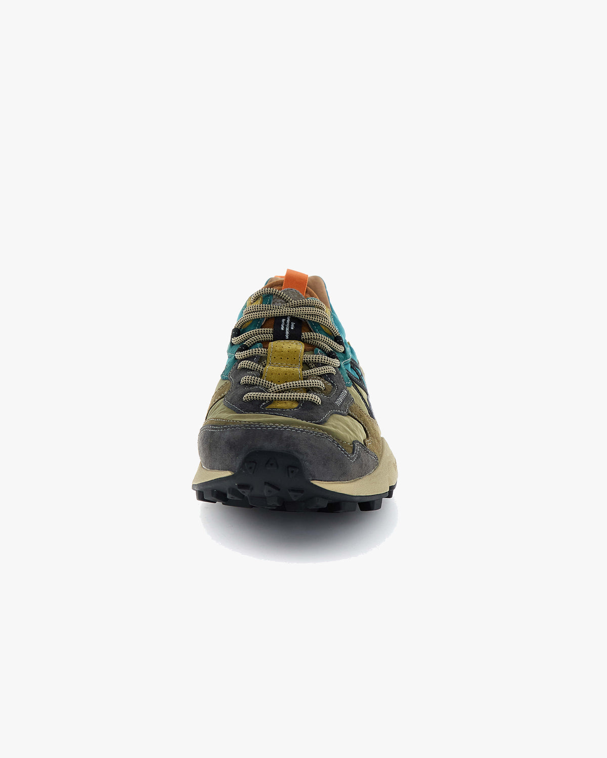 Flower Mountain Lenzan Suede & Nylon - Anthracite / Military / Petrol | Flower Mountain Trainers | JEANSTORE