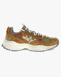 Flower Mountain Yamabushi Suede & Nylon Ripstop - Biscuit / Beige | Flower Mountain Trainers | JEANSTORE