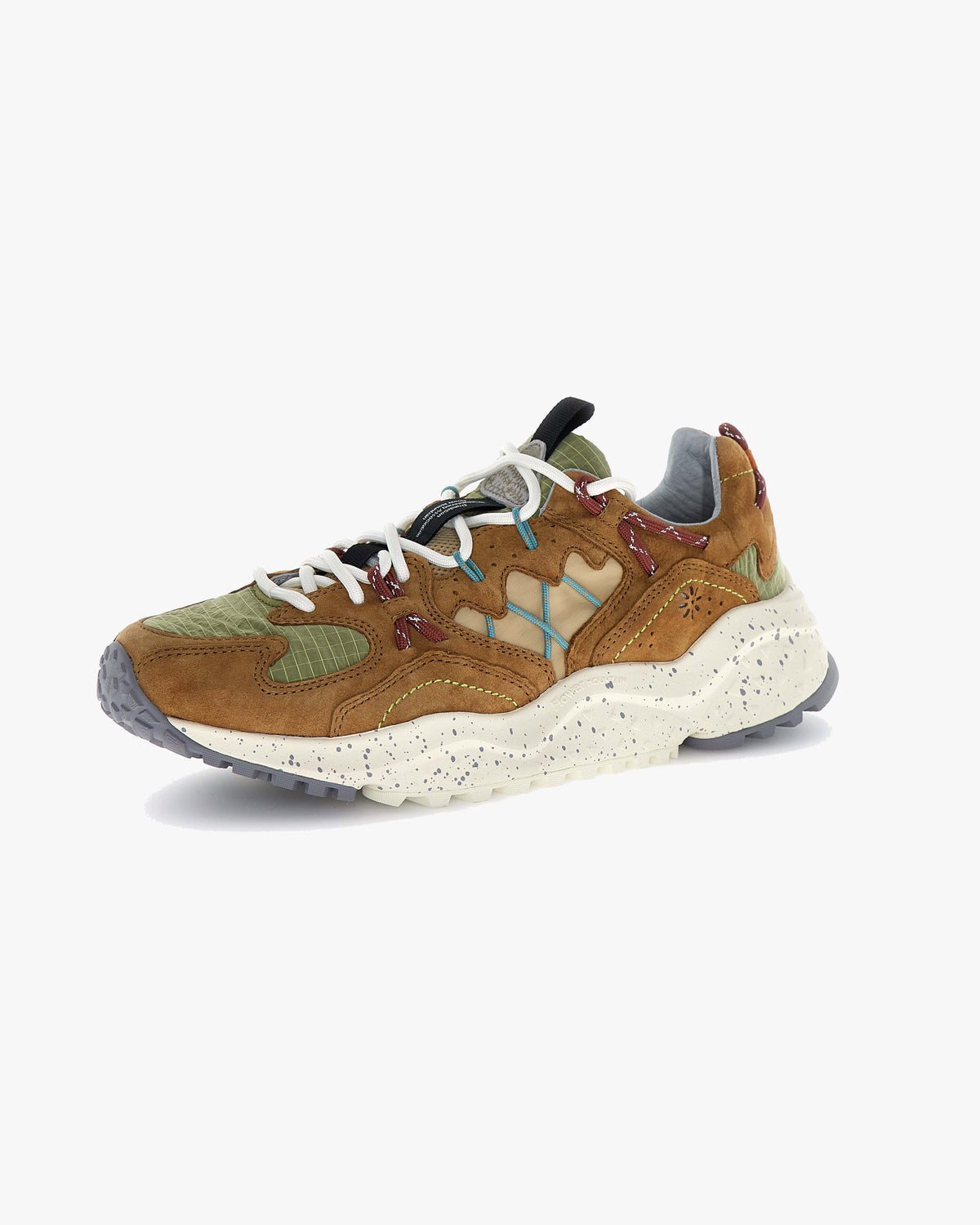 Flower Mountain Yamabushi Suede & Nylon Ripstop - Biscuit / Beige | Flower Mountain Trainers | JEANSTORE