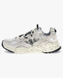 Flower Mountain Yamabushi Suede & Nylon Ripstop - Cream / Off White / Black