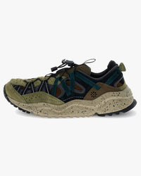 Flower Mountain Kazana Fall Suede & Nylon - Olive / Brown / Dark Green