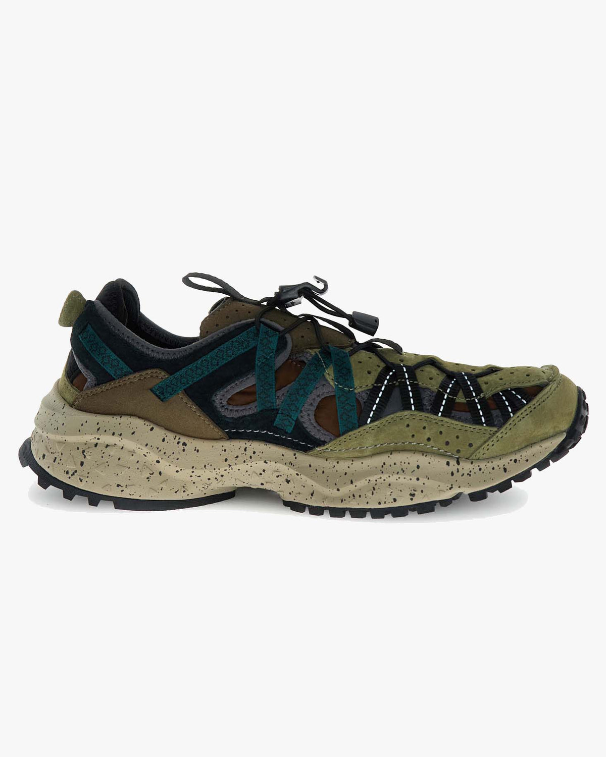 Flower Mountain Kazana Fall Suede & Nylon - Olive / Brown / Dark Green