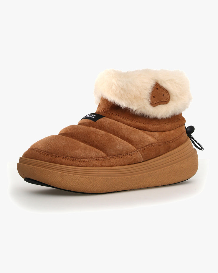 Flower Mountain Womens Fami Mid Suede & Shearling - Brown