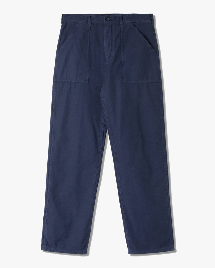 Stan Ray Fat Pant Loose Fit Fatigues - Navy Sateen