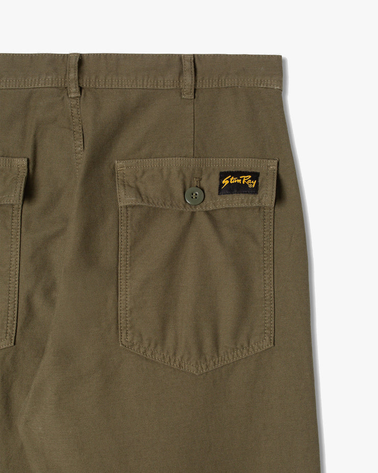 Stan Ray Fat Pant Loose Fit Fatigues - Olive Sateen