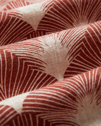 Portuguese Flannel Feathers Shirt - Red / Ecru
