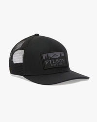 Filson Scenic Waxed Logger Mesh Cap - Black | Filson Hats | JEANSTORE
