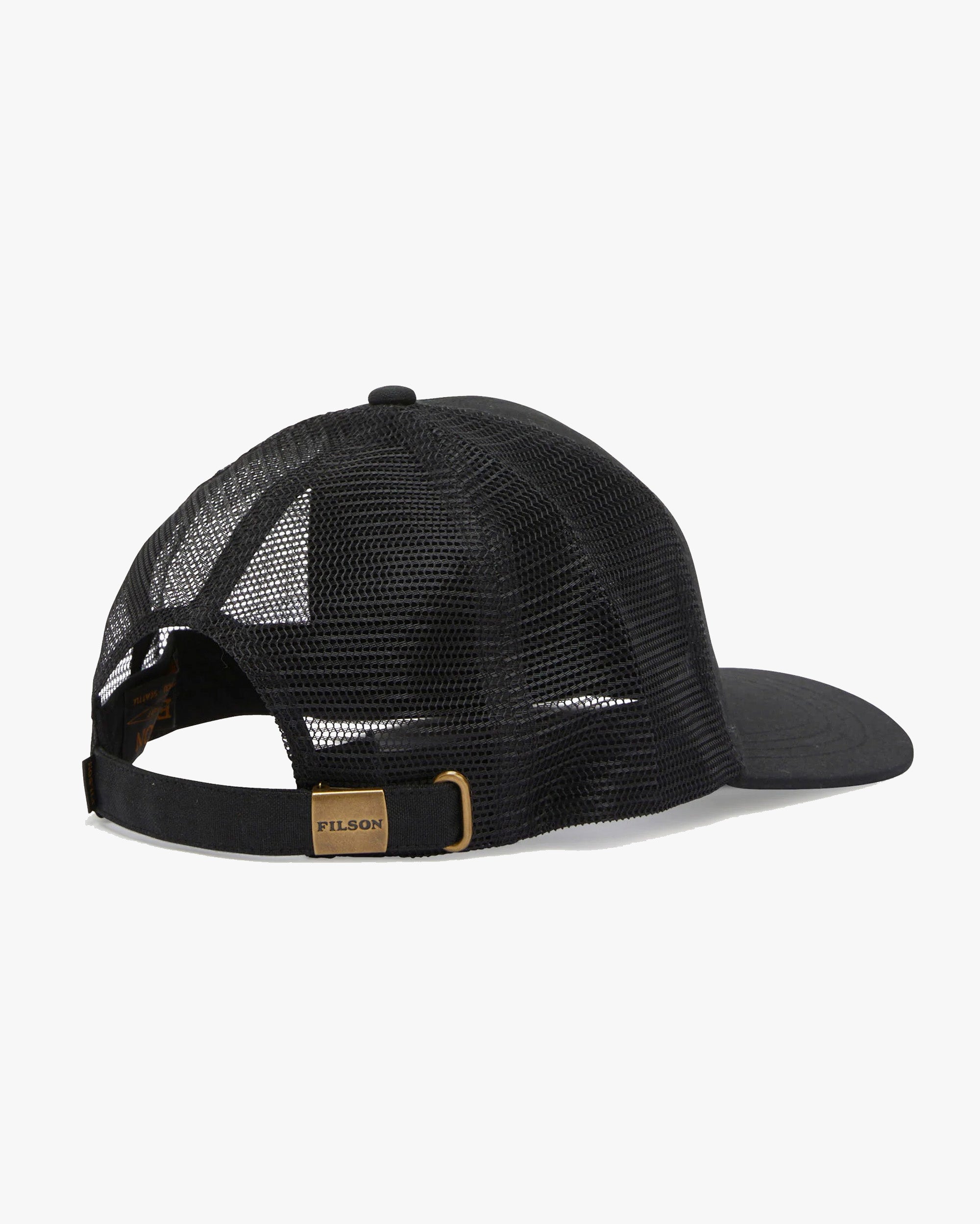Filson Scenic Waxed Logger Mesh Cap - Black