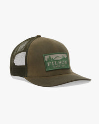 Filson Scenic Waxed Logger Mesh Cap - Otter Green | Filson Hats | JEANSTORE