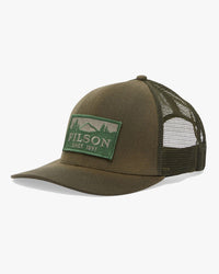 Filson Scenic Waxed Logger Mesh Cap - Otter Green | Filson Hats | JEANSTORE