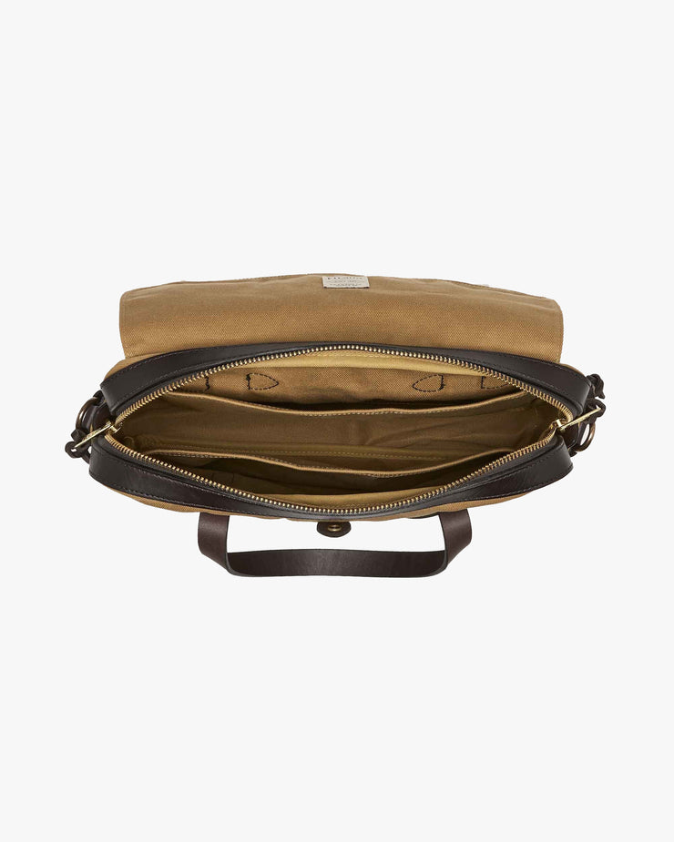 Filson Rugged Twill Original Briefcase - Tan | Filson Bags | JEANSTORE