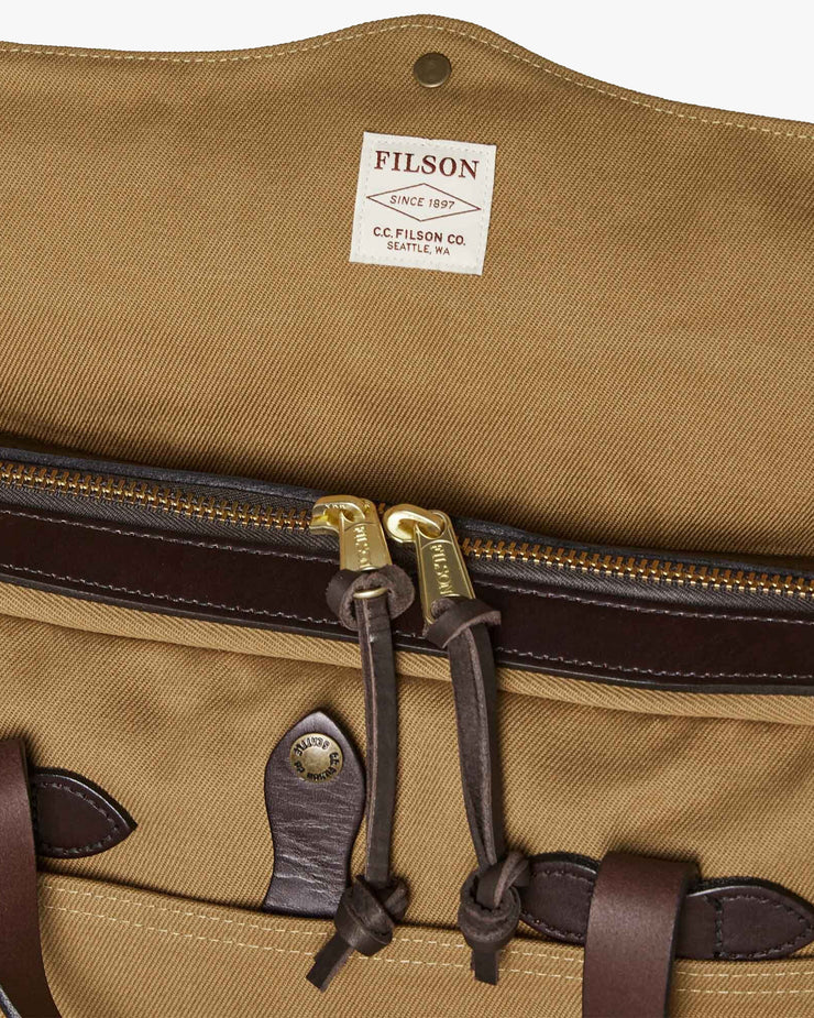 Filson Rugged Twill Original Briefcase - Tan | Filson Bags | JEANSTORE