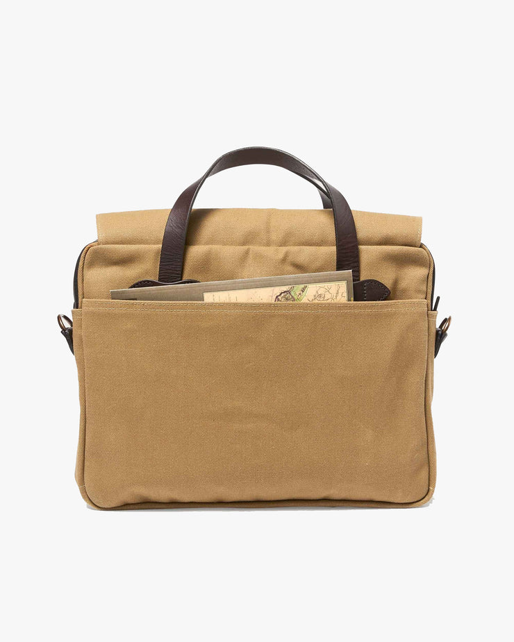 Filson Rugged Twill Original Briefcase - Tan | Filson Bags | JEANSTORE