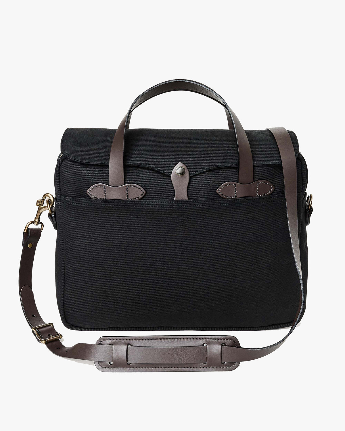 Filson Rugged Twill Original Briefcase - Black | Filson Bags | JEANSTORE