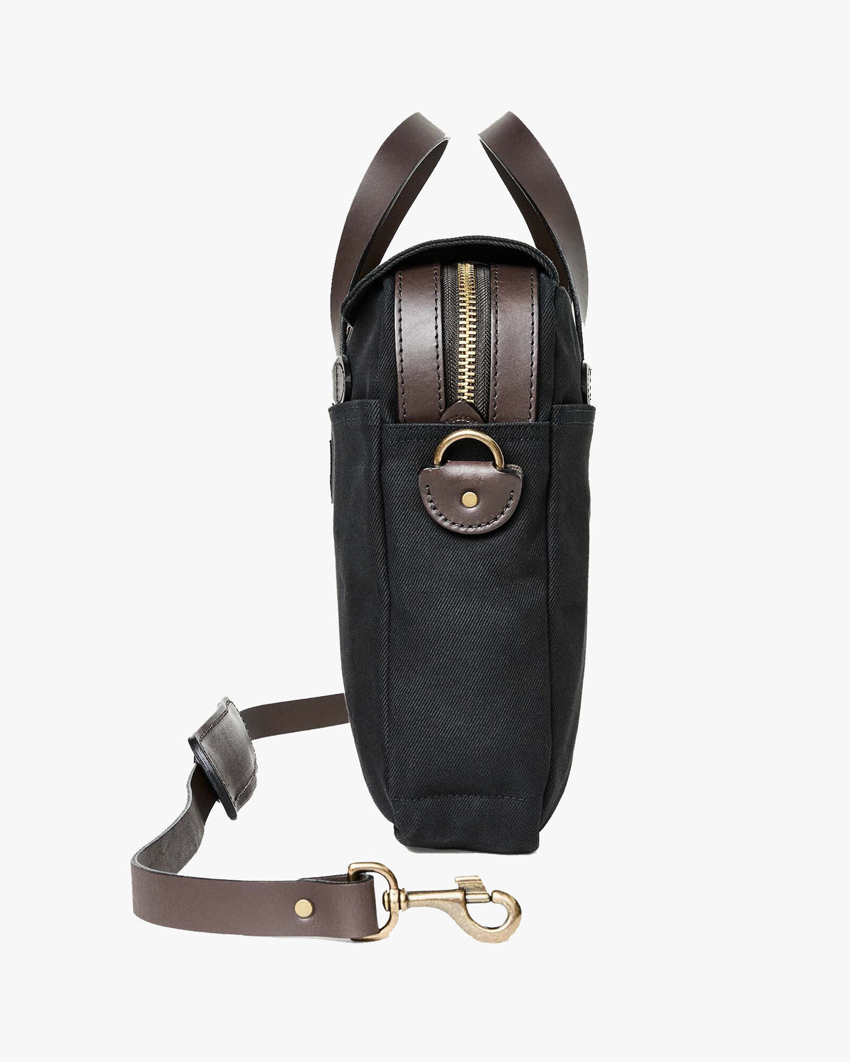 Filson Rugged Twill Original Briefcase - Black | Filson Bags | JEANSTORE
