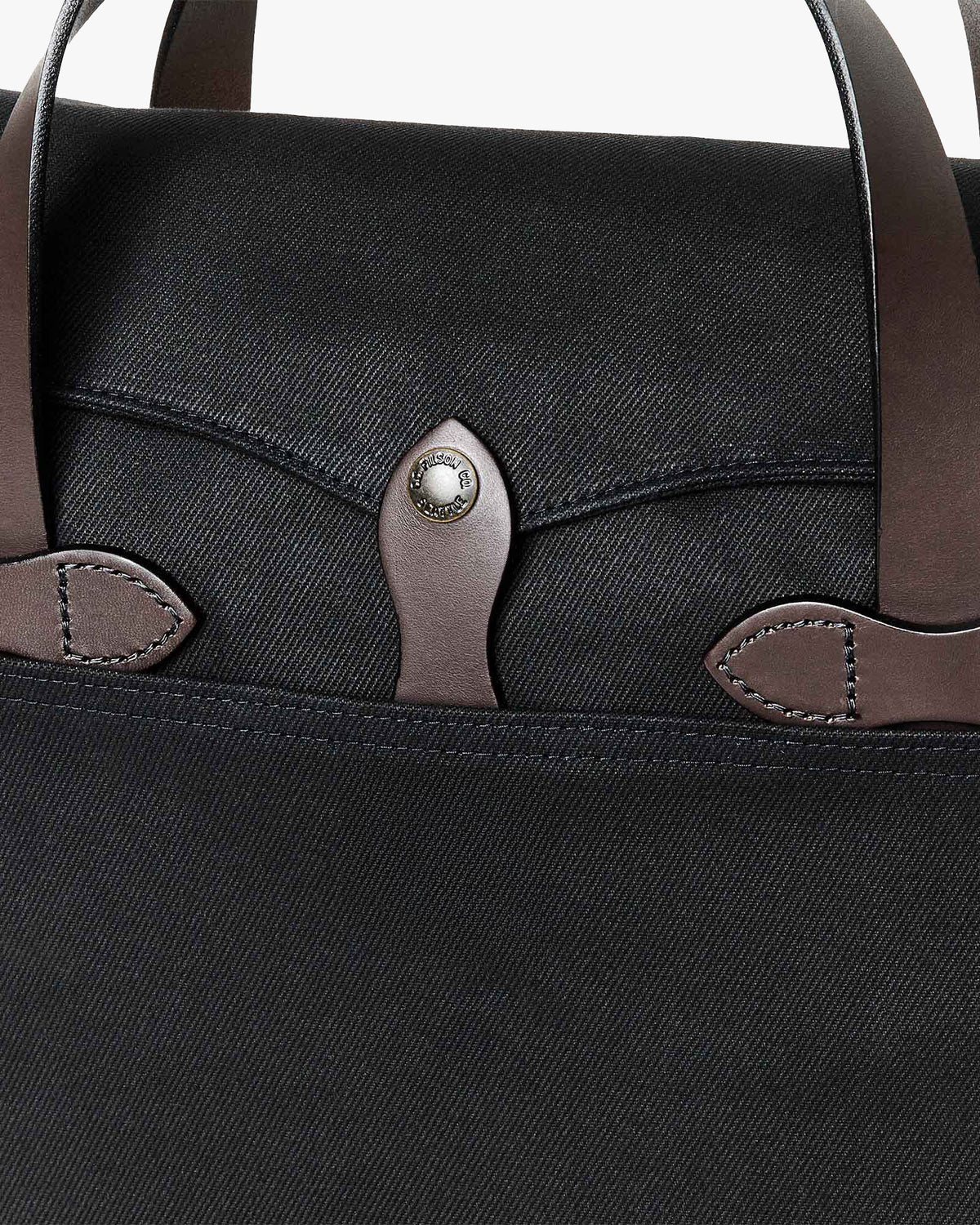Filson Rugged Twill Original Briefcase - Black | Filson Bags | JEANSTORE