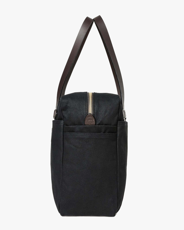 Filson Rugged Twill Tote Bag w/ Zipper - Black | Filson Bags | JEANSTORE