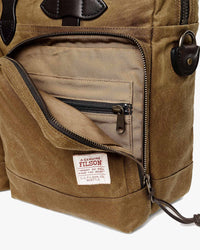 Filson 24 Hour Tin Briefcase - Dark Tan | Filson Bags | JEANSTORE