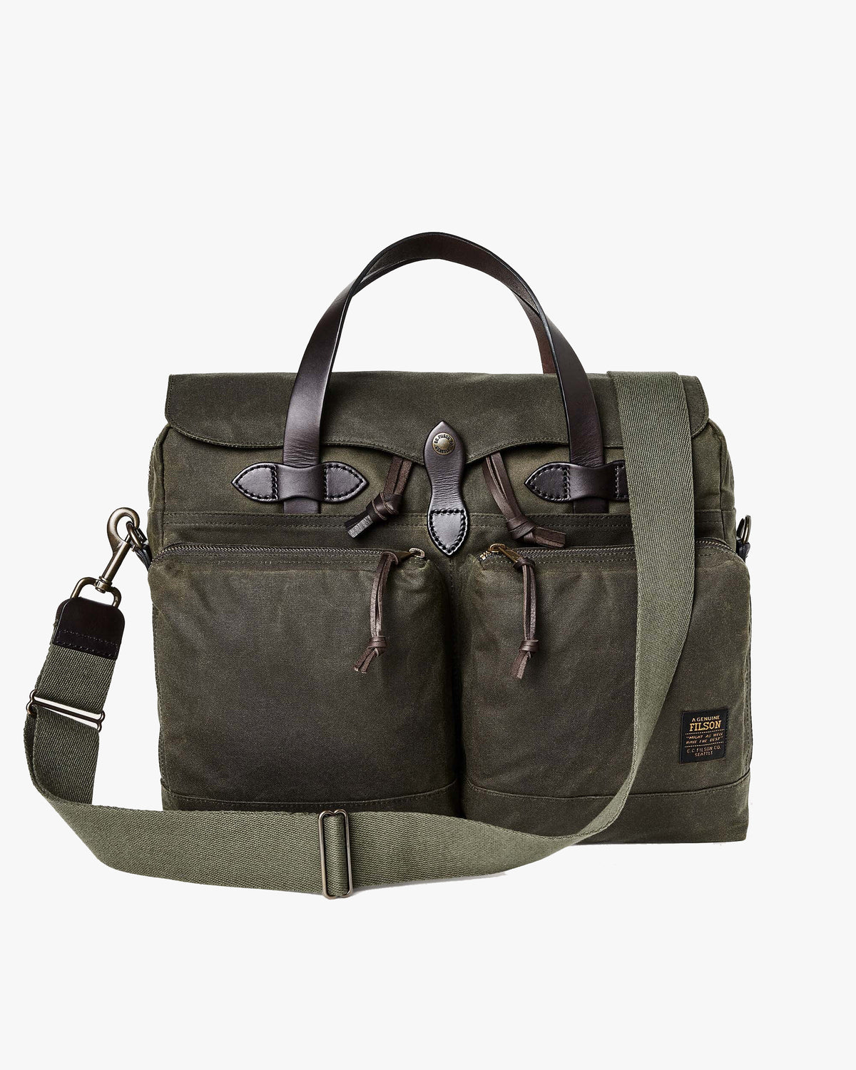 Filson 24 Hour Tin Briefcase - Otter Green | Filson Bags | JEANSTORE