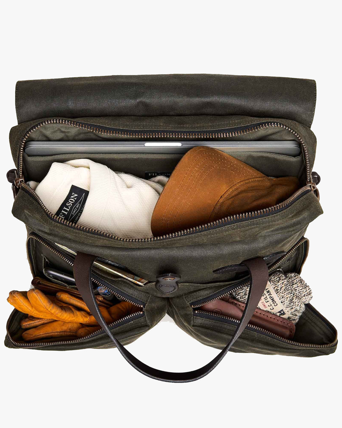 Filson 24 Hour Tin Briefcase - Otter Green | Filson Bags | JEANSTORE