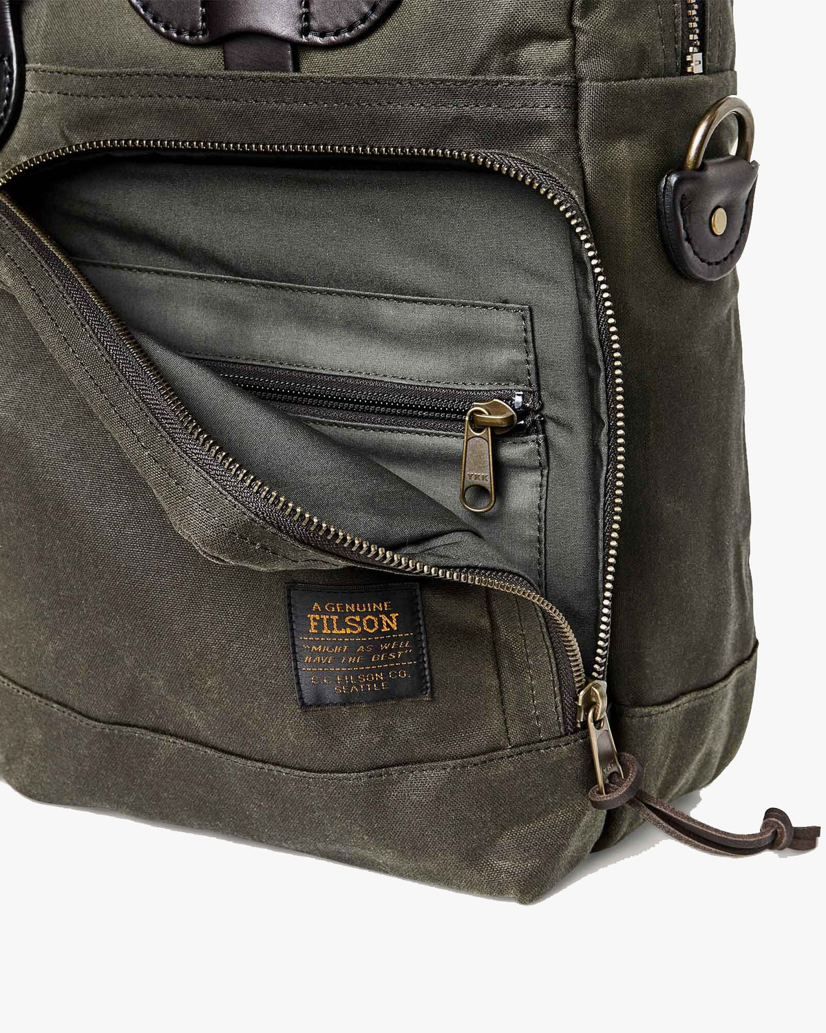Filson 24 Hour Tin Briefcase - Otter Green | Filson Bags | JEANSTORE