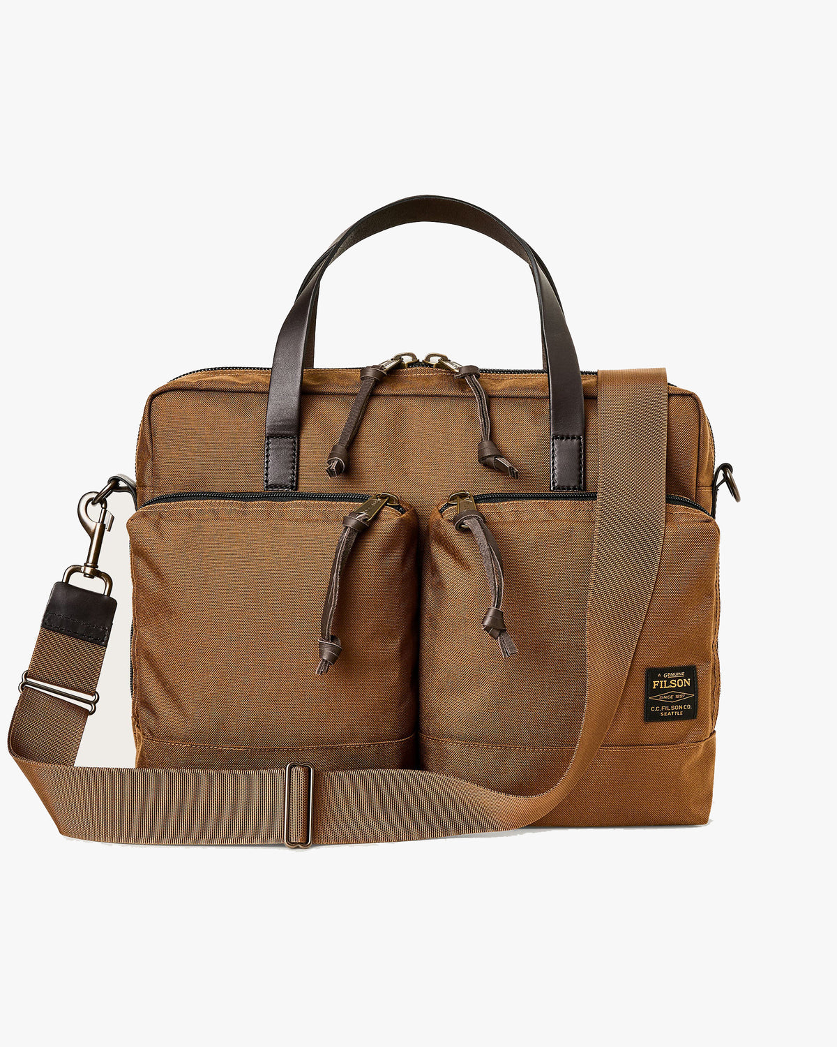Filson Dryden Briefcase - Whiskey | Filson Bags | JEANSTORE