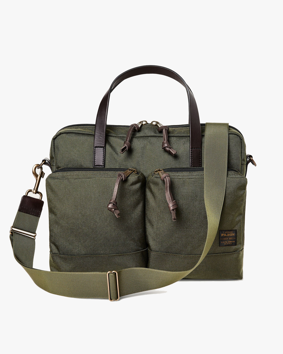 Filson Dryden Briefcase - Otter Green | Filson Bags | JEANSTORE