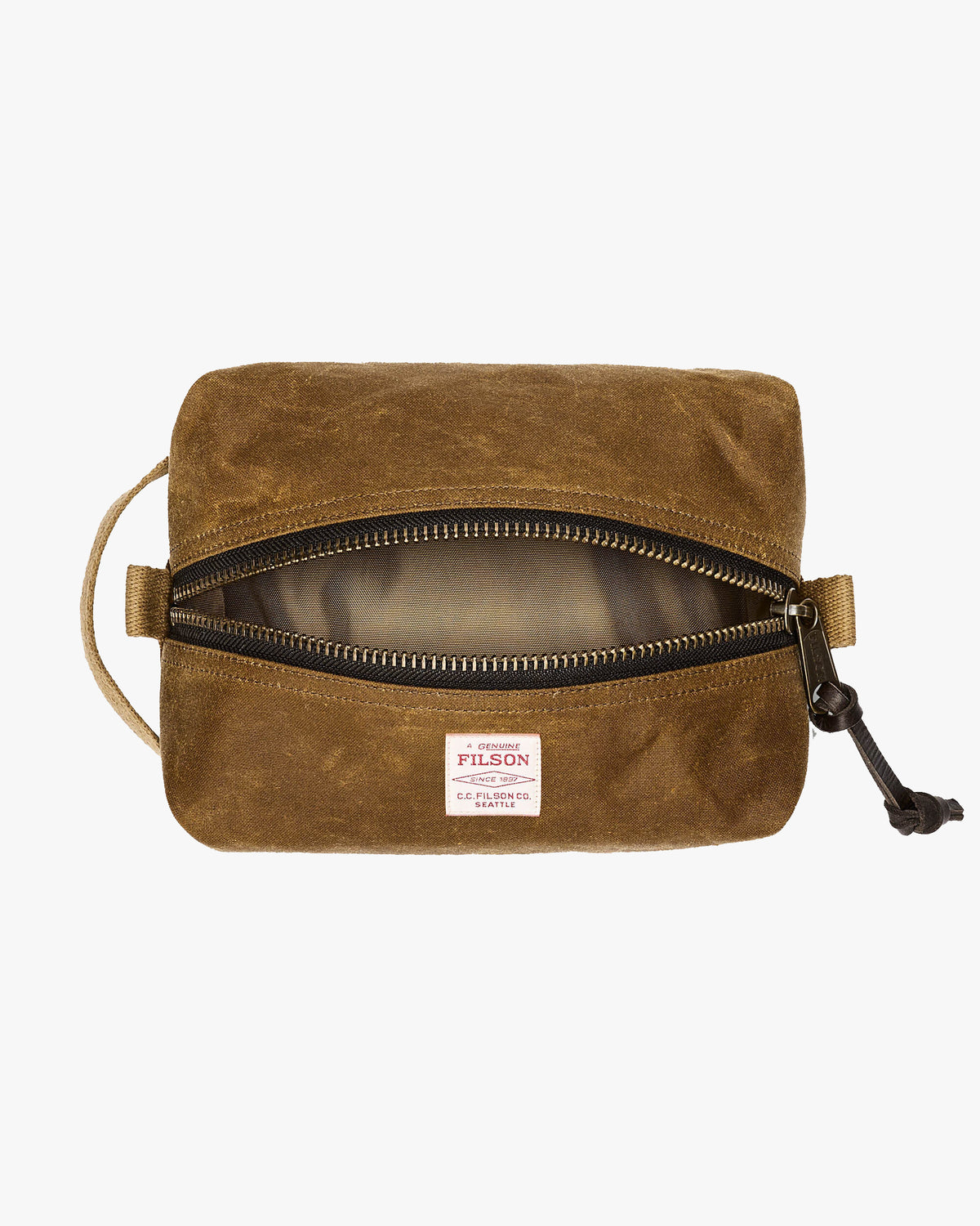 Filson Tin Cloth Travel Kit - Dark Tan
