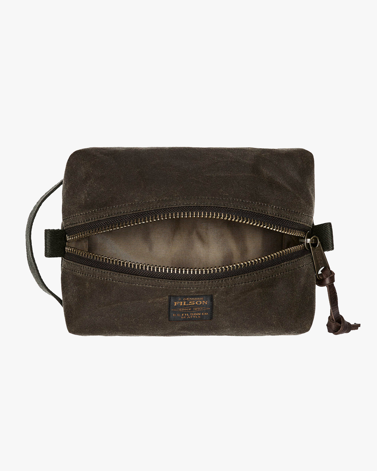 Filson Tin Cloth Travel Kit - Otter Green