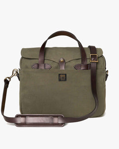 Filson Rugged Twill Original Briefcase - Otter Green